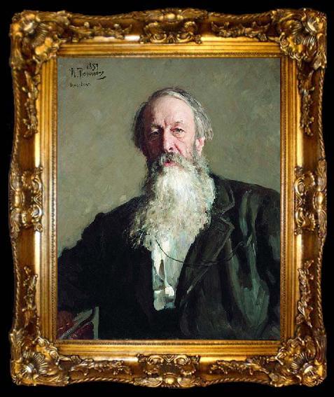 framed  Ilya Repin Vladimir Stasov, ta009-2
